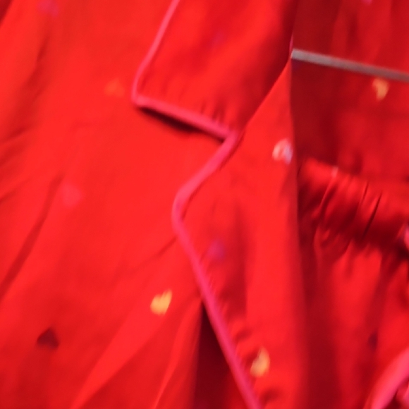 Stars Above Red Heart Pajama Set - Picture 5 of 7